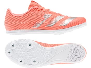 adidas allroundstar junior running spikes pink