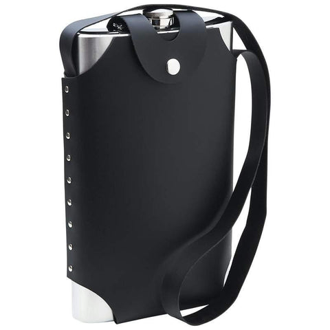Picture of Maxam 64oz Jumbo Stainless Steel Flask With Sheath