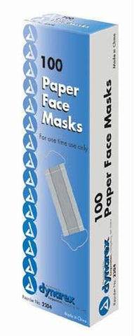Picture of Paper Face Masks Bx/100