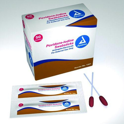 Picture of Povidone Iodine Swabstick Bx/50