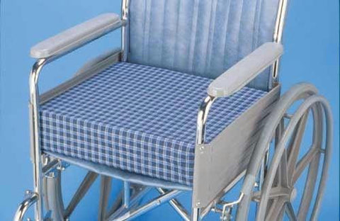 Picture of Wheelchair Cushion Dual Foam Std & Memory 16 x18 x4 Plaid