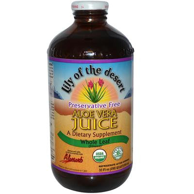Picture of Lily of the Desert Organic Aloe Vera Juice Whole Leaf - 32 fl oz