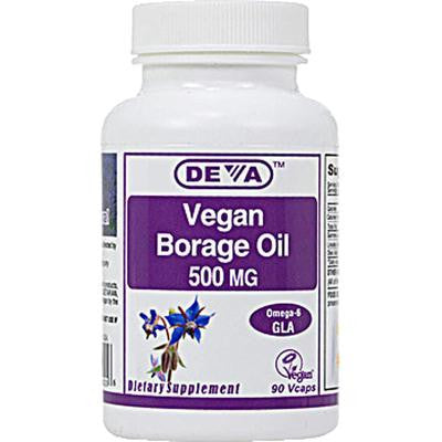 Picture of Deva Vegan Borage Oil - 500 mg - 90 Vcaps