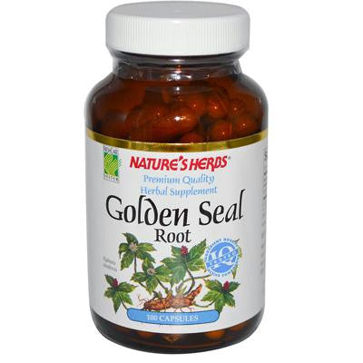 Picture of Nature's Herbs Golden Seal Root - 540 mg - 100 Capsules