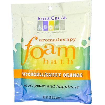 Picture of Aura Cacia Foam Bath Peaceful Patchouli and Sweet Orange - 2.5 oz - Case of 6