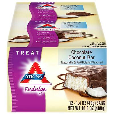 Picture of Atkins Endulge Bar Chocolate Coconut - 12 Bars - Case of 12