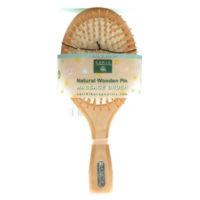 Picture of Earth Therapeutics Natural Wooden Pin Massage Brush Large - 1 Brush