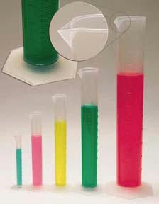 Picture of Plastic Measuring Cylinder - 50ml (Hexagonal Base)
