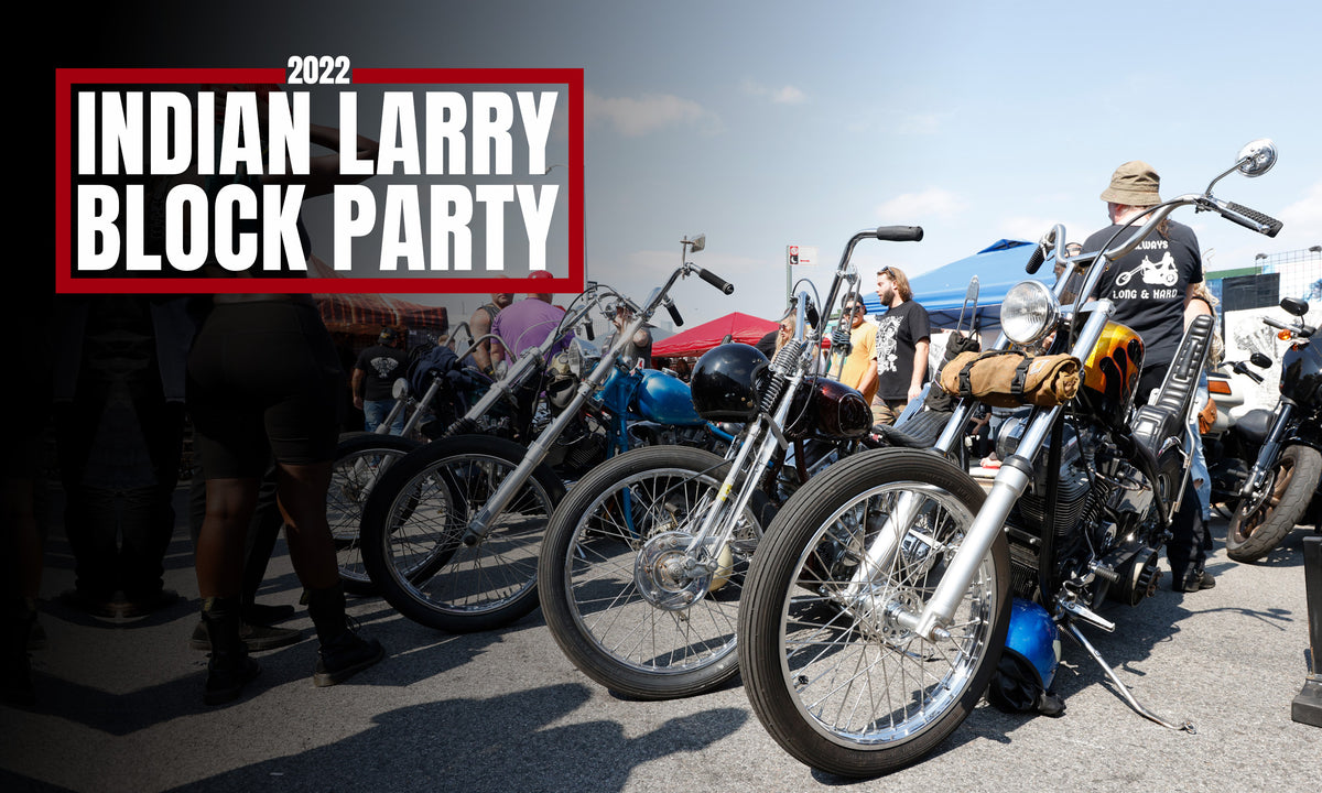 2022 Indian Larry Block Party Old Bike Barn