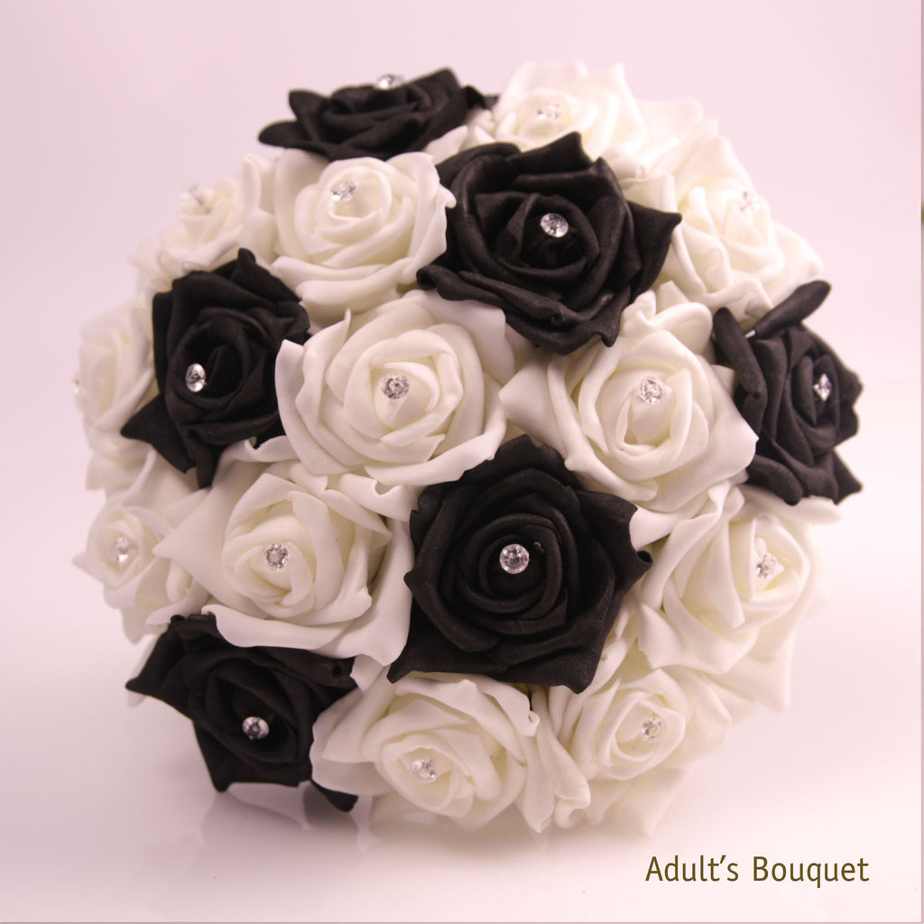 Real Black Rose Bouquet