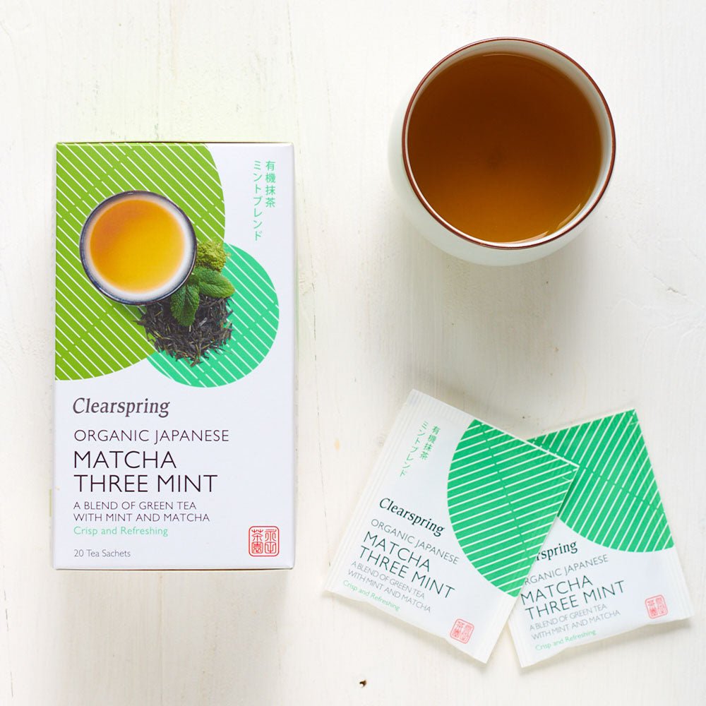 Clearspring Organic Japanese Matcha Three Mint - Tea Sachets