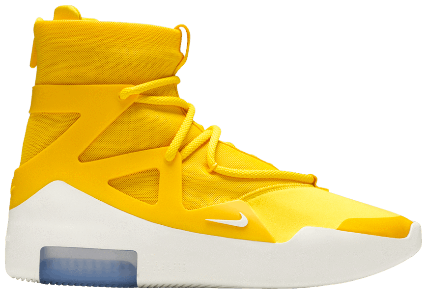 fear of god shoes yellow