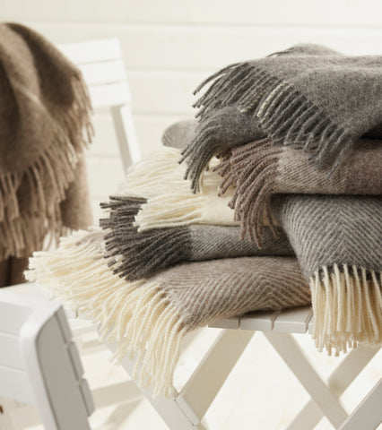 Natural Collection Wool Throws