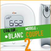 réveil axbo couple blanc