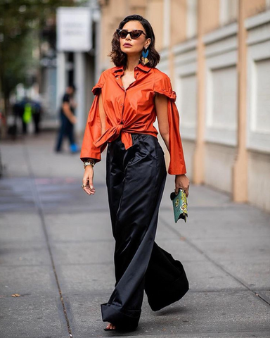 Miryam Labiad street style NYFW