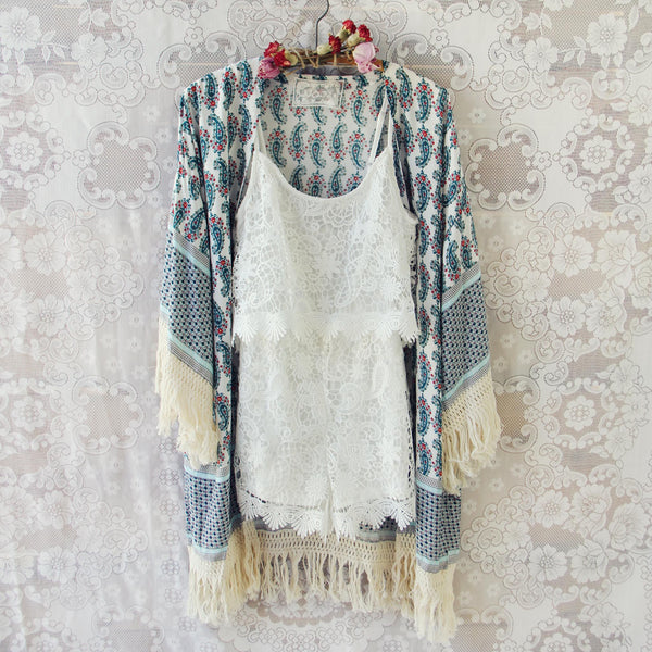 Palm Lace Romper: Featured Product Image