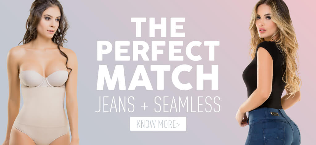 seamless shapewear push up jeans