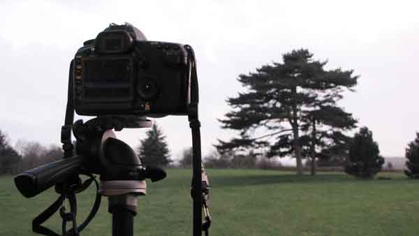 Digislider HDR tutorial Camera set up on tripod