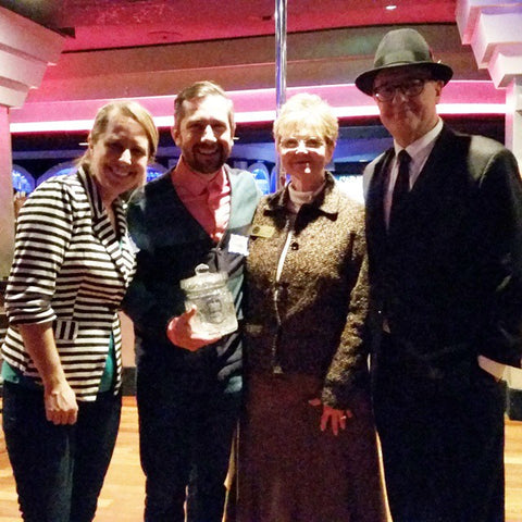 Justin & Emily Carabello with Mayor Jerry Peluso and NBA Liaison Bev Holiday