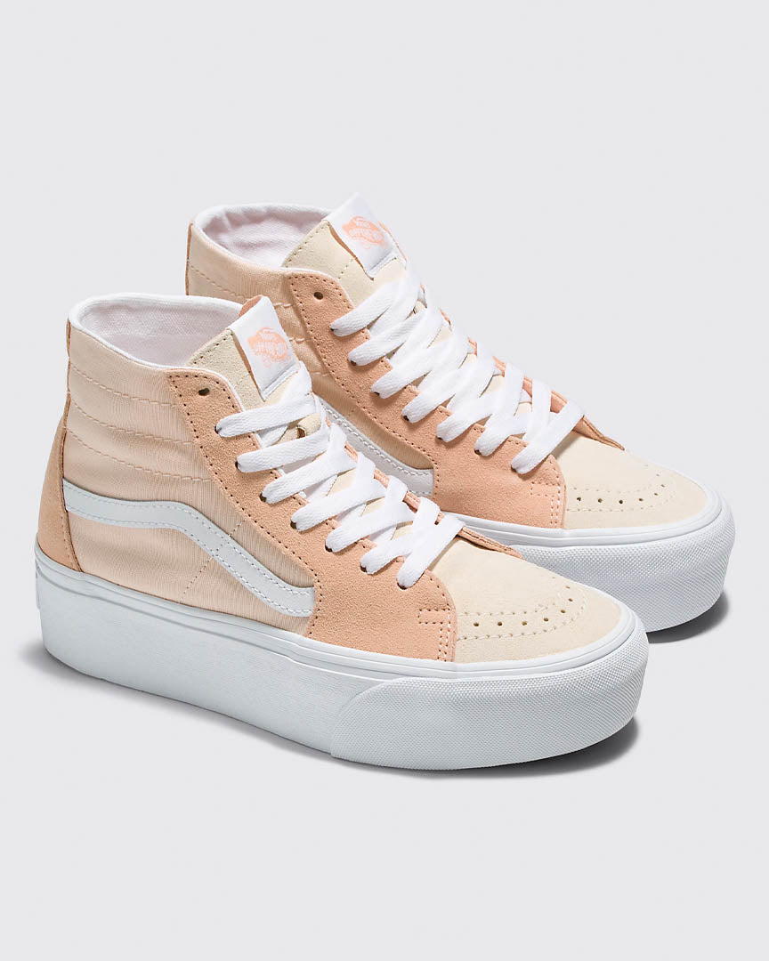 Vans Color Block Peach Sk8-Hi Tapered Stackform Shoes – Adrenaline