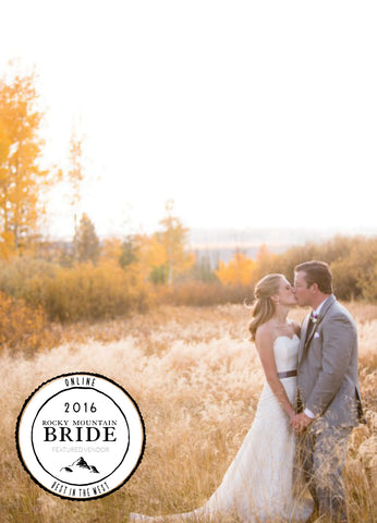 Rocky Mountain Bride feature on an Emma & Grace Bride