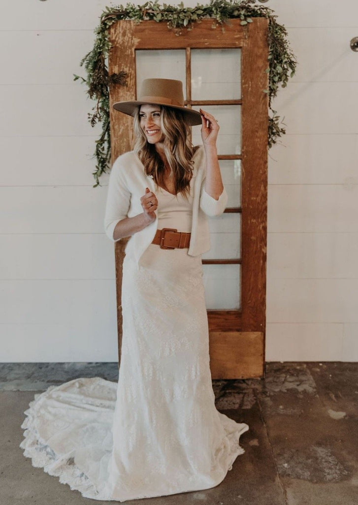 ivory beaded maxi dress