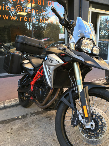 motorcycle rental storage F800 GS