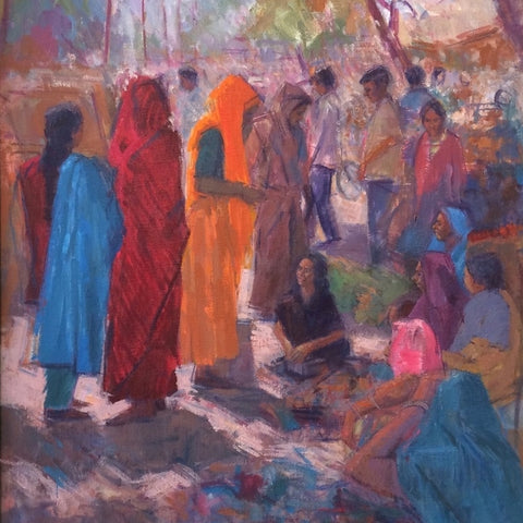 "Market Place, Rajasthan" by Charles Rodwell