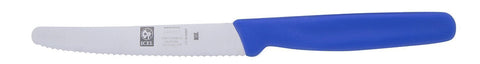 Icel 4.25" Serrated Edge Stainless Steel Steak Knife, Blue - 246501311