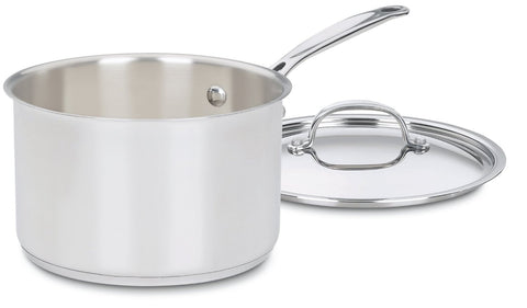 Cuisinart Chef's Classic Stainless 4-Quart Saucepan with Cover - 7194-20