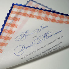 Handkerchief invitation