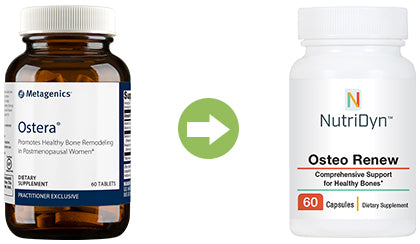 Ostera replacement product comparison Osteo Renew by Nutri-Dyn