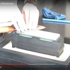 How to sharpen your blade with a wetstone