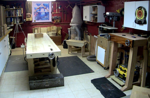 A Shop Tour, Workbench Overview and Artis-anal Toilet Paper