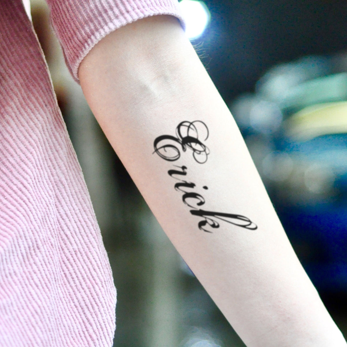 Erick Name Temporary Tattoo Sticker - OhMyTat