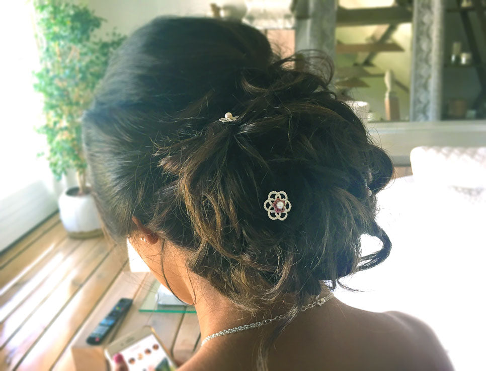 Bridal hair pin jewellery
