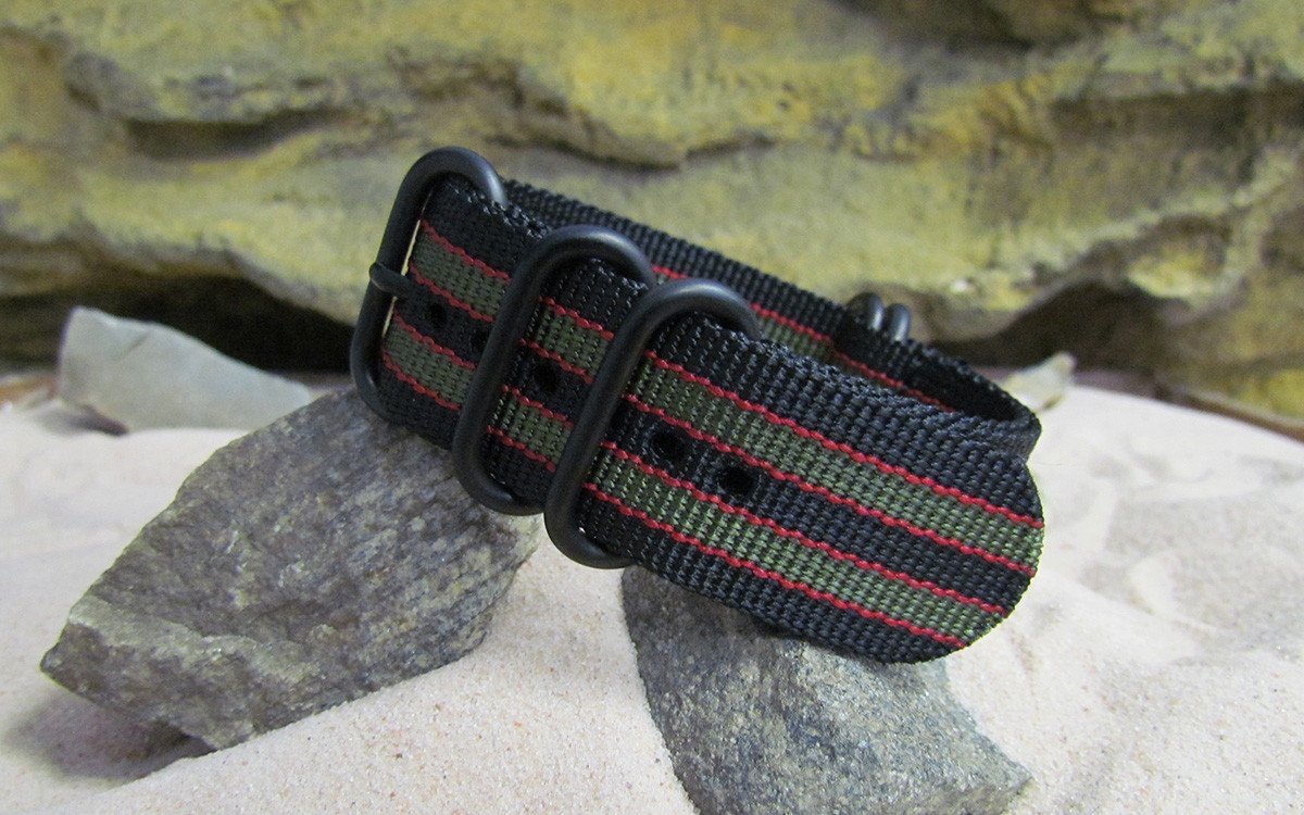 The MI6 Bond XII Z5™ Ballistic Nylon Strap w/ PVD Hardware 20mm