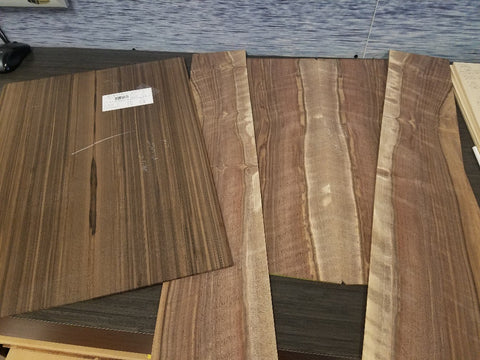 Raw Ocean Sinker Redwood and Walnut tonewood selection