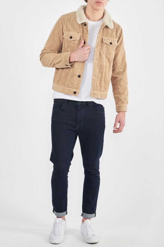 cord sherpa trucker jacket