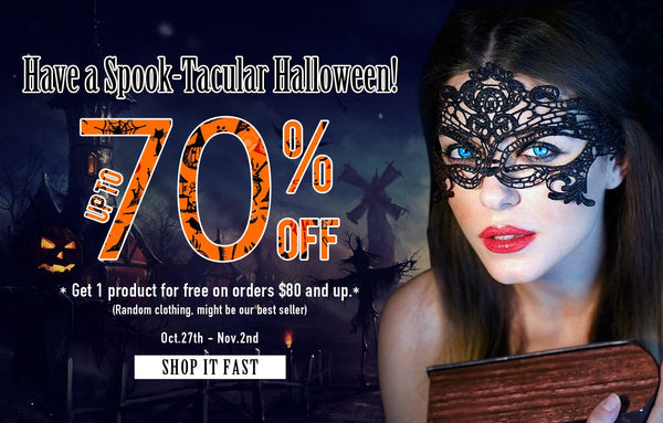 Halloween Blog sale with free product