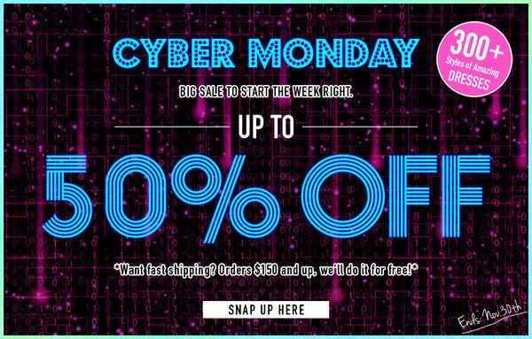 Cyber monday sale