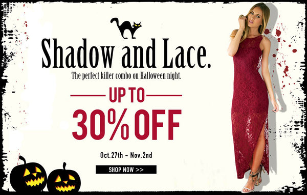 Lace collection Halloween sale