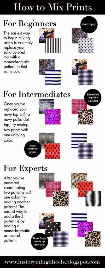 Easy tips for mixing prints