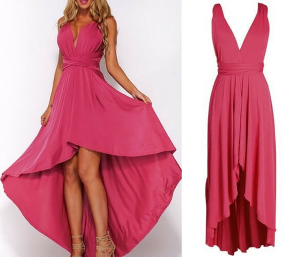 Hot Pink High-Low Magic Dress