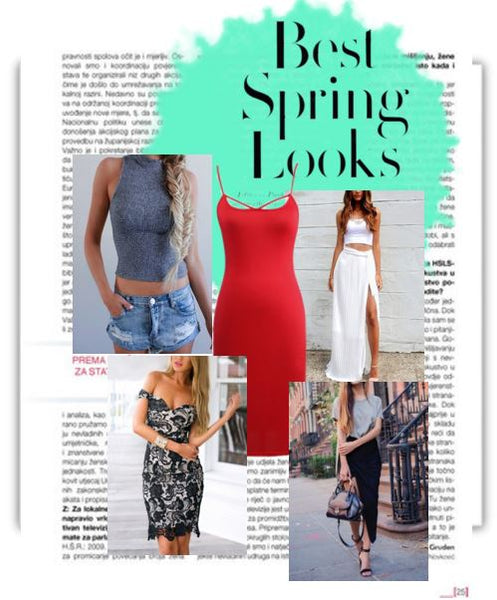 collage of best spring looks for 2016