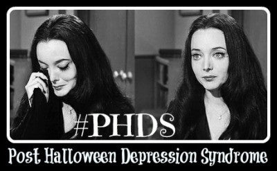 post-halloween depression syndrome