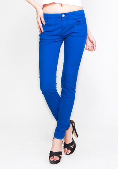 Pencil Pants - Royal Blue