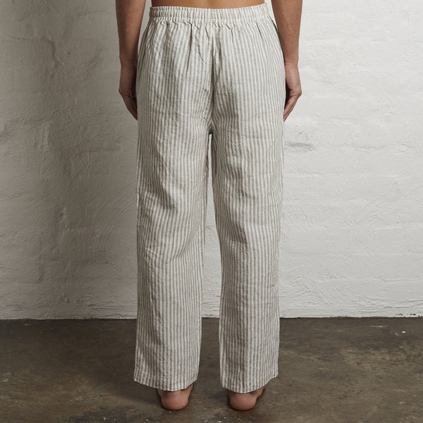 mens linen striped pants