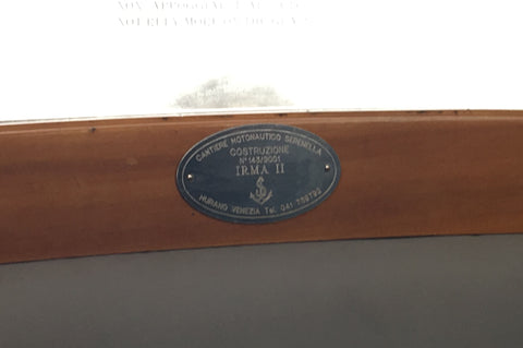Inscription of Water taxi