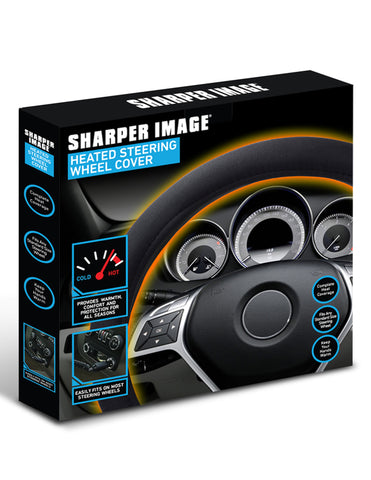 sharper steering wheel cover heated